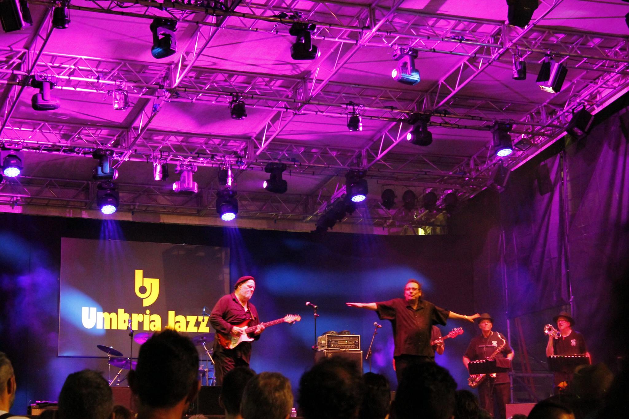 Artisti sul palco di Umbria Jazz